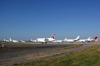  - Parking space is rare at TXL and SXF. So a lot of visitors for CL final pulled in on apron 2... - by Holger Zengler