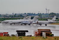  - Apron 2 is pretty crowded by bizjets from all over the world... - by Holger Zengler