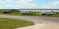  - A line-up of based aircraft at Sherburn - by Clive Pattle