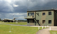  - Another external view of the restored Watchtower with HP Victor K.2 XL231 'Lusty Linda' in the background. The Victor and other are occasionally fired up on 'Thunder' day special events. - by Clive Pattle