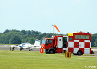  - Last chance checks at the airfield caravan at Cranwell EGYD - by Clive Pattle