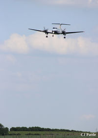  - King Air on Finals at Cranwell EGYD - by Clive Pattle