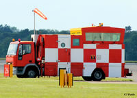  - The airfield Ops Caravan at Cranwell EGYD - by Clive Pattle