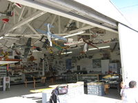  - 12 CURTISS TAXI, huge model aircraft display, civil and military, hangar open First Sundays - by Doug Robertson