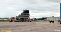  - Apron activity at Aberdeen Airport, Scotland EGPD - by Clive Pattle