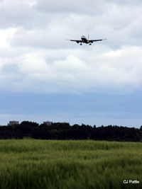  - On approach to Aberdeen Airport, Scotland EGPD above the fields of Barley ... - by Clive Pattle