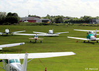  - Airfield view at Barton, Manchester City Airport, EGCB looking towards the Heliport - by Clive Pattle