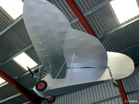  - A Flying Flea in the hangar rafters at Breighton Airfield, Yorkshire - EGBR - by Clive Pattle
