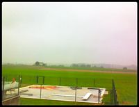  - Aerodrome signal square ( closure /opening + glider & paradropping activities + circuit direction of turn signs).
The signal Area is located south of the field, right in front of the pilot briefing office and next to the café wooden upper terrasse. - by DOM :-) 