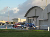  - Part of convair apron with local medic aircraft (ZK-SSH and ZK-NSS) - apron can be seen from approach road of SW motorway (Puhunui Road) - by magnaman
