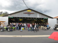  - Pat Quinn's Museum Hangar-on the occasion of his receiving the FAA Master Pilot Award for 50 years accident free-no violations flying. The well-attended luncheon ceremony guests dispersing from a great party! - by Doug Robertson