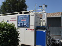  - SZP 100LL SHELL Fuel Dock, runway center; note new fuel price. - by Doug Robertson