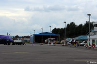  - Apron view facing west at Dundee Riverside Airport EGPN - by Clive Pattle
