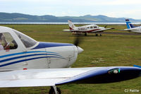  - A view of the Tayside Aviation parking area at Dundee Riverside EGPN - by Clive Pattle