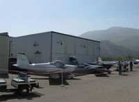  - Aviation Museum of Santa Paula First Sunday Open House & Fly-In. Three VAN's RV-12 LSAs on display - by Doug Robertson