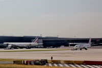  - Apron at terminal 2 and some pieces of famous CDG concrete barriers.... - by Holger Zengler
