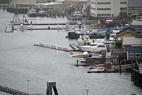  - Rainy day in Ketchikan. N471PM in foreground. - by metricbolt