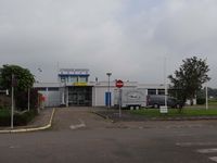  - Terminal and tower of ENS airport. Closed since 2008 - by Jack Poelstra