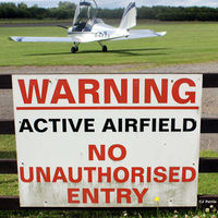  - Airfield sign at Eshott X5ES - by Clive Pattle