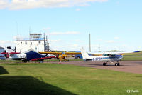  - A general shot of the airfield at Leicester EGBG - by Clive Pattle
