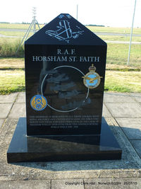  - Memorial at Norwich Airport, former RAF Horsham St Faith - by Chris Hall