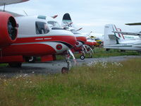  - Conair firecats in storage at Abbotsford airport - by Jack Poelstra