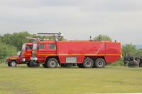  - Fire trucks, La Ferté-Alais airfield (LFFQ) Air show 2015 - by Yves-Q