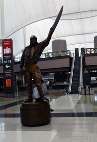  @ Denver International Airport - Statue of Elrey B. Jeppesen Denver  - by Ronald Barker