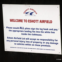 - Airport sign at Eshott, Northumberland, UK X5ES - by Clive Pattle