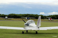  - Airfield view at Eshott, Northumberland, UK X5ES with a based Purple Aviation aircraft in the foreground - by Clive Pattle