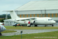  - unmarked British Aerospace Avro 146-RJ85 stored at Southend - by Chris Hall