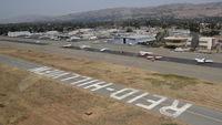  - Departing Reid Hillview Airport, CA with an overview of the northern end of the airport in a Diamond Star DA-40 (N171CB) headed for Bonny Doon! - by Chris Leipelt