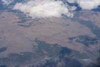  @ CDCK - I made up the Airport code because this doesn't have one. Its the former RCAF Dog Creek Base southwest of Williams Lake, BC/ Taken from 24,000 ft, looking to the southeast. - by Remi Farvacque