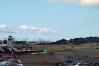  - Boeing Field as seen from the Vega built B-17G Aluminum Overcast parked at the Museum of Flight. - by Eric Olsen