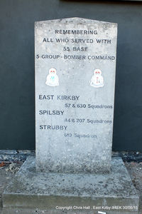  - memorial at the Lincolnshire Aviation Heritage Centre, RAF East Kirkby - by Chris Hall