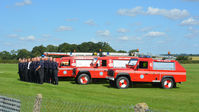  @ EGTH - The Airfield Volunteer Fire Service, based at Old Warden, receiving the Queen's Award for Voluntary Service - The highest award given to voluntary groups across the U.K. for outstanding work done in their local communities. Sept. 2015. - by Eric.Fishwick