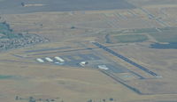  - Rio Vista Municipal Airport, Rio Vista, CA from 5,000 feet up in N555TK. - by Chris Leipelt
