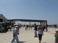  - New EAA Chapter 723 large hangar under construction adjacent west of the CAF hangars in distance, taken at the Annual CMA Airshow. - by Doug Robertson