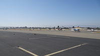  - The busiest run-up area ever at Reid Hillview Airport, San Jose, CA. No plane could get to the runway even if they weren't doing a run-up because of all the aircraft in the same small area! There was so event so I'm wondering why it was no busy. - by Chris Leipelt