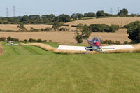  - The taxiway down to 26 at Fishburn Airfield. September 6th 2-15. - by Malcolm Clarke