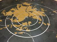  - Saw this Terminal Area Chart in the floor of the Terminal 1, the Main Lindberg Terminal - by Timothy Aanerud