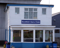  - The original control or watch tower at Perth,  now in use as the Clubhouse of the Scottish Aero Club.  Taken during the Heart of Scotland Airshow held at Perth (Scone) airfield EGPT - by Clive Pattle