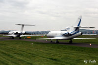  - A bizjet busy weekend at Dundee Riverside EGPN during the Dunhill Golf Championships at nearby St Andrews. - by Clive Pattle