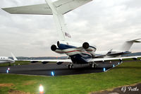  - A bizjet busy weekend at Dundee Riverside EGPN during the Dunhill Golf Championships at nearby St Andrews. - by Clive Pattle