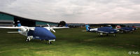  - A dusk shot, in fading light,  of a Tayside Aviation line-up at Dundee Riverside EGPN - by Clive Pattle