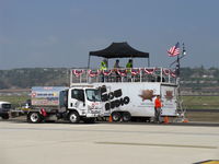  - AIRSHOW CENTRAL-Announcers and Public Address System for Wings Over Camarillo 2015 Airshow, (SunAir Jets Fuel Truck does NOT directly power the booth!), lol - by Doug Robertson