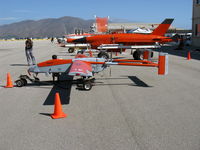  - QRQ-2B FLYCATCHER Drone, in foreground on transporter, pusher recip engine, so new have no further info on it - by Doug Robertson