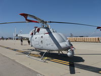  - BUNO 168810 Northrop Grumman MQ-8C FIRE SCOUT UAS based on Bell 407 with longer range & payload than MQ-8B. Rolls Royce 250-C47E Turboshaft with dual channel FADEC, speed 135 kts, ceiling 16,000', range 1,227 nmi/12 hrs. Closeup - by Doug Robertson