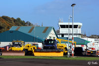  - Airfield utility vehicles ready for winter at Dundee Riverside Airport EGPN - by Clive Pattle