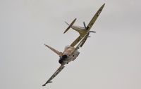  - Typhoon and Spitfire performing at RIAT 2015 - by Paul H